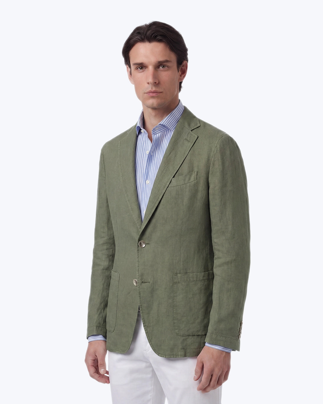 BLAZER DE LINO VERDE ALTEA