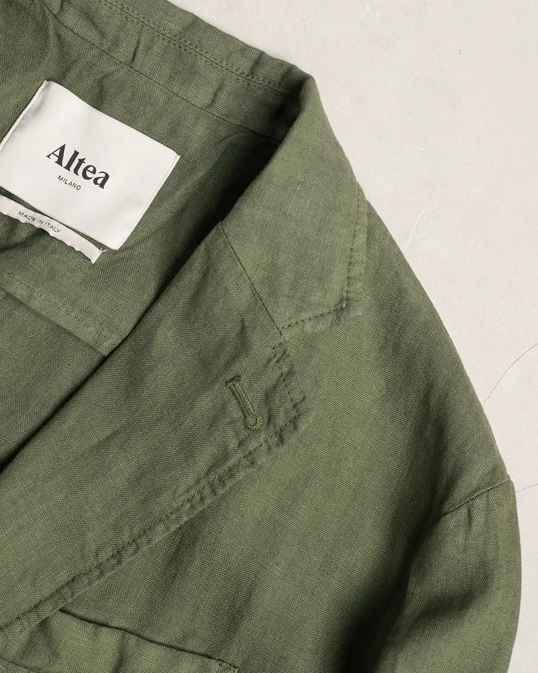 BLAZER DE LINO VERDE ALTEA