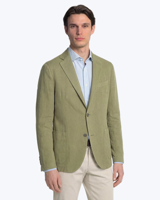 BLAZER VERDE CON LINO AT.P.CO