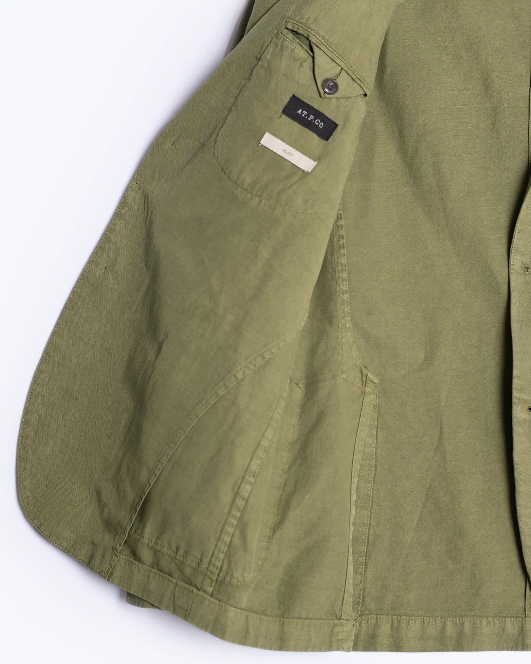 BLAZER VERDE CON LINO AT.P.CO