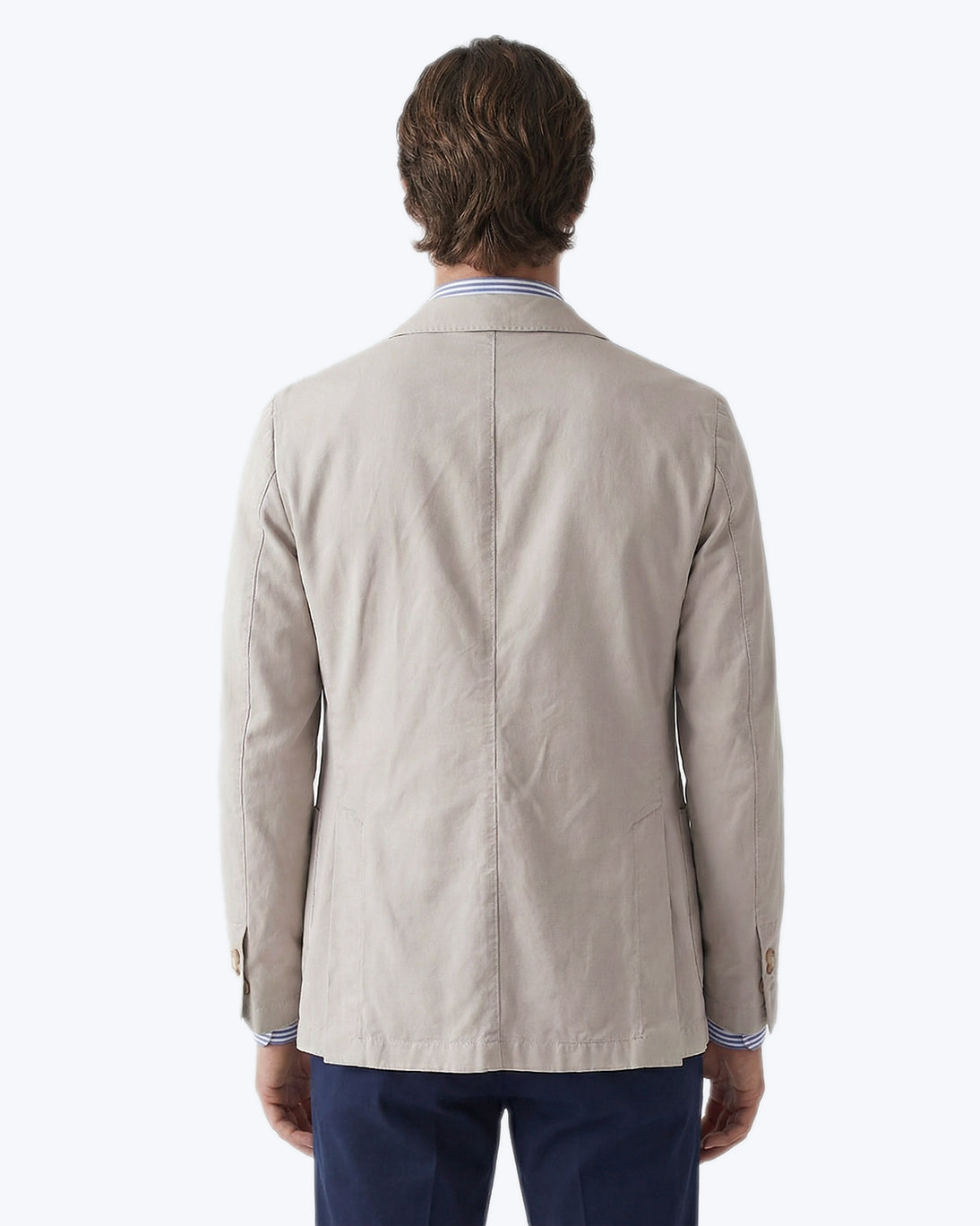 BLAZER GRIS CLARO CON LINO JERRY KEY