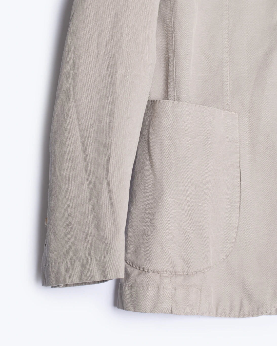 BLAZER GRIS CLARO CON LINO JERRY KEY