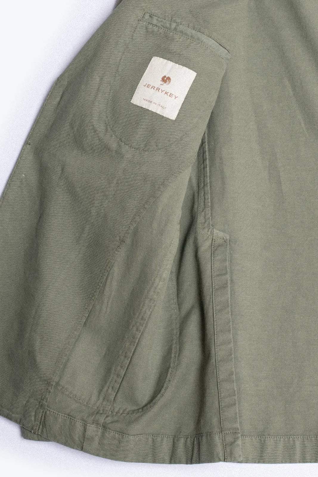 BLAZER VERDE CLARO CON LINO JERRY KEY