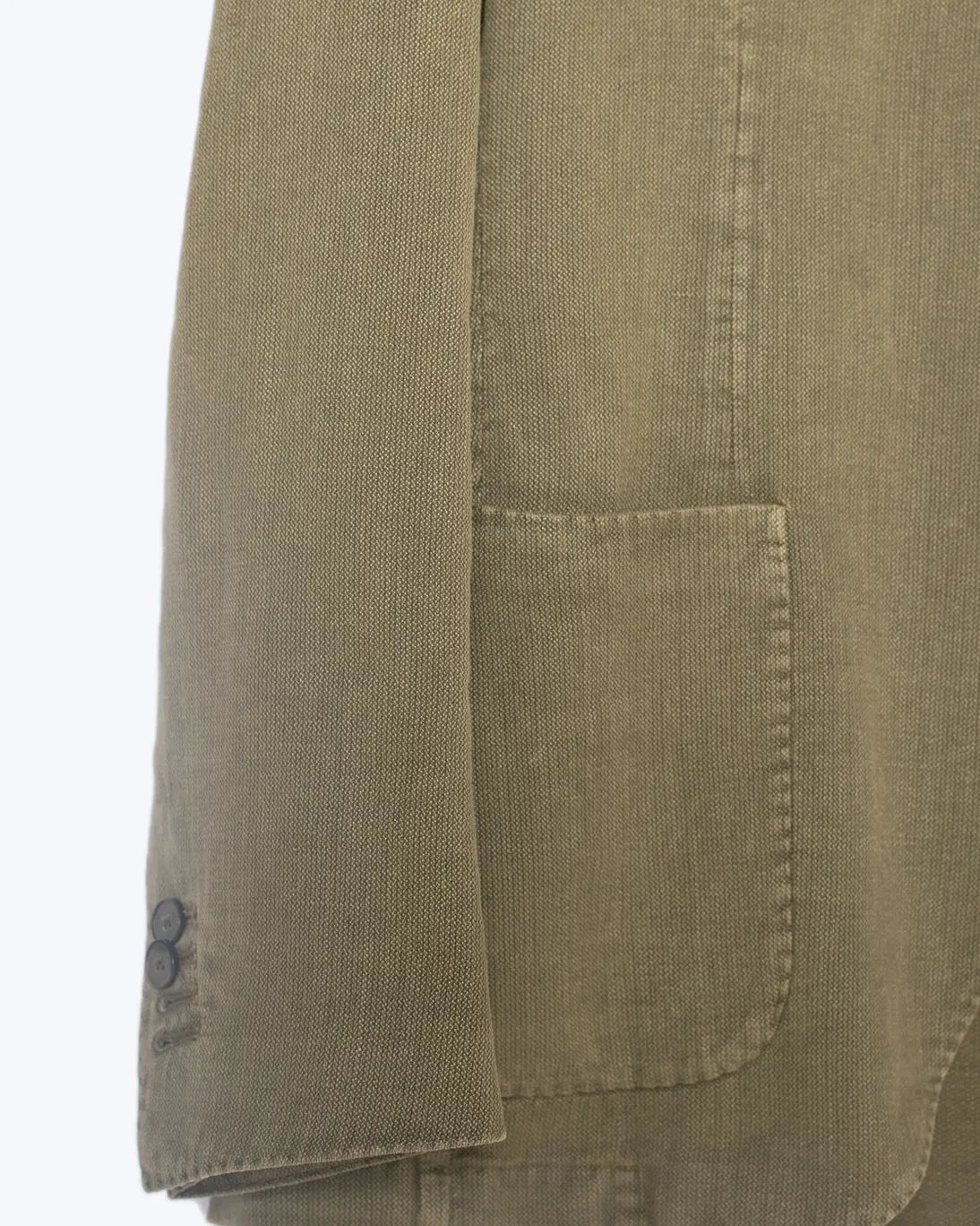 BLAZER VERDE OSCURO CON LINO SANTANIELLO