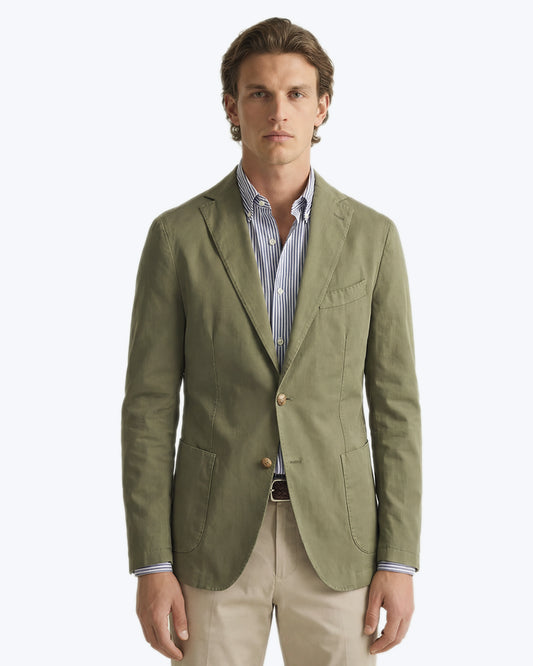 BLAZER VERDE DE ALGODÓN JERRY KEY