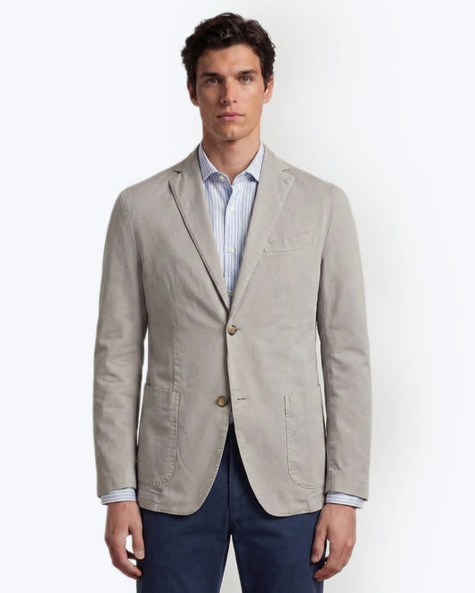 BLAZER GRIS CLARO DE ALGODÓN JERRY KEY