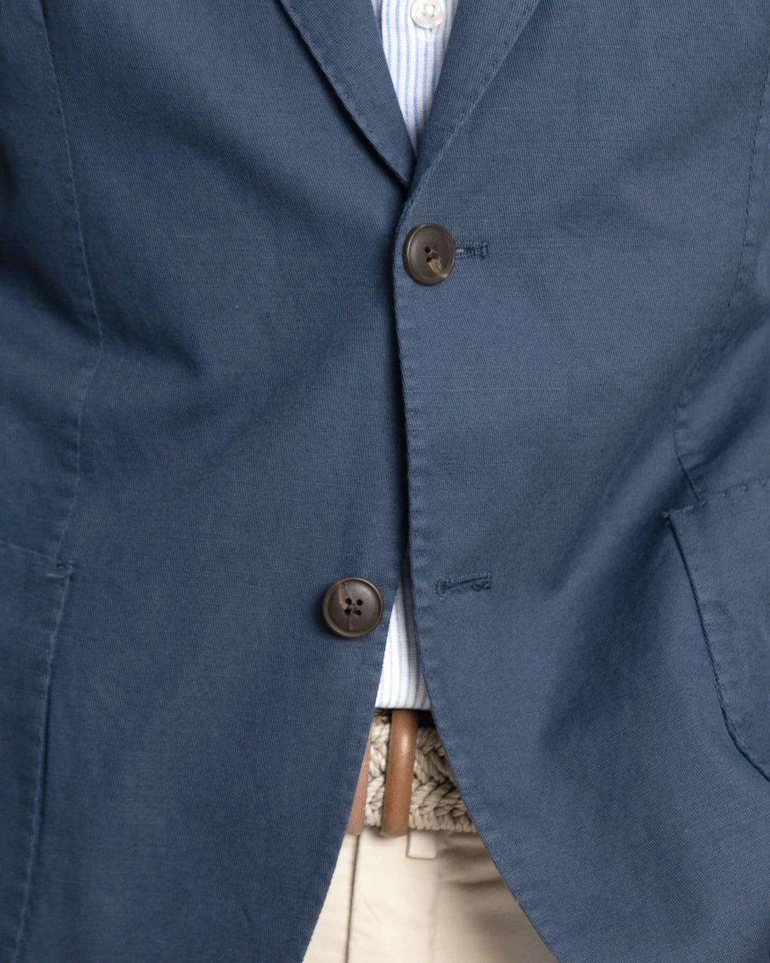 BLAZER AZUL DE ALGODÓN JERRY KEY