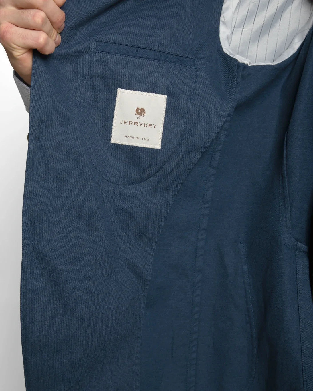 BLAZER AZUL DE ALGODÓN JERRY KEY