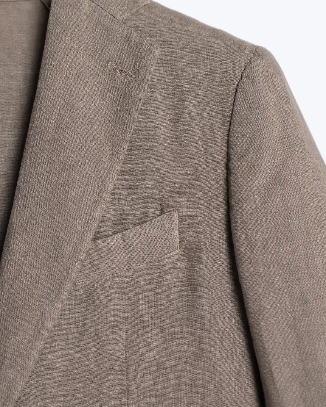 BLAZER DE LINO TOPO SANTANIELLO