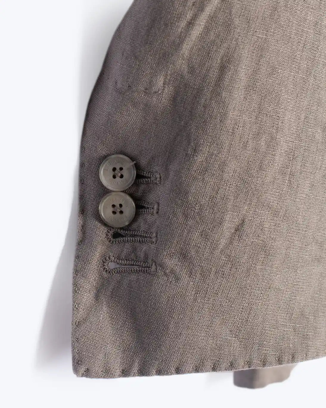 BLAZER DE LINO TOPO SANTANIELLO