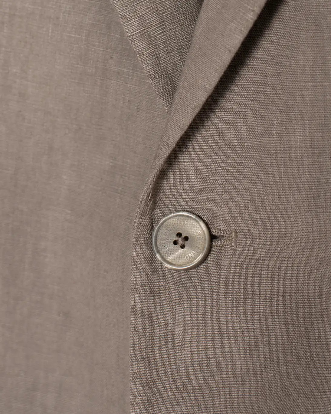 BLAZER DE LINO TOPO SANTANIELLO