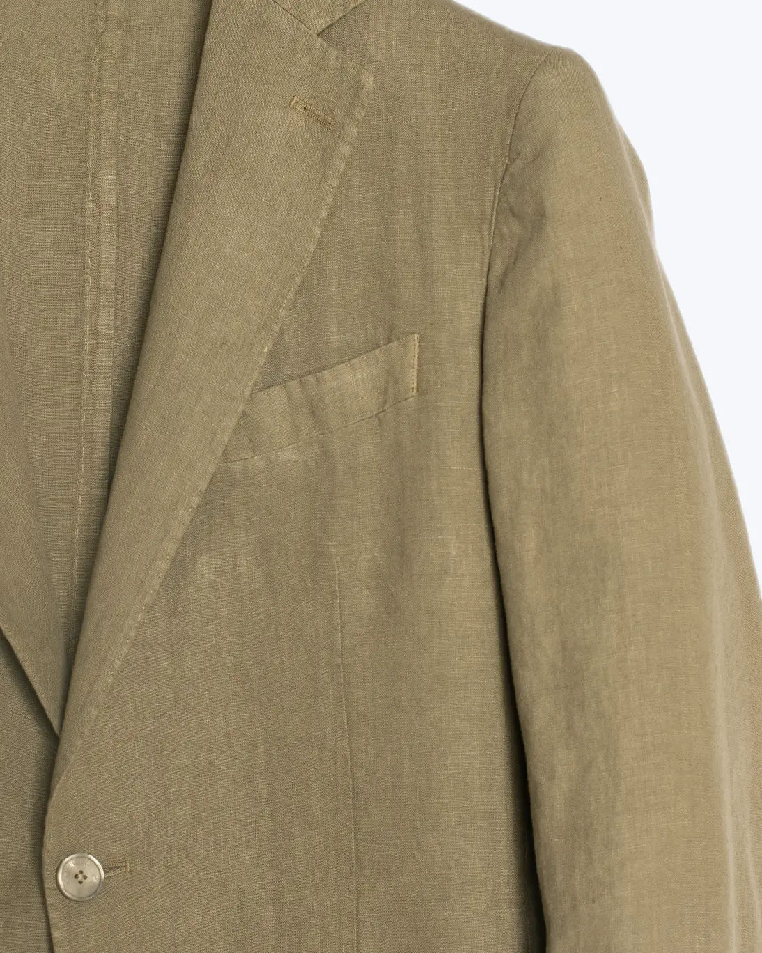 BLAZER DE LINO VERDE SANTANIELLO