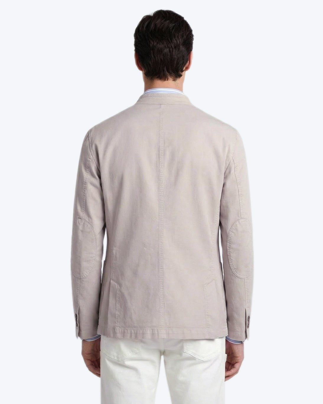 BLAZER DE CUELLO MAO GRIS CLARO MAXIMILIAN