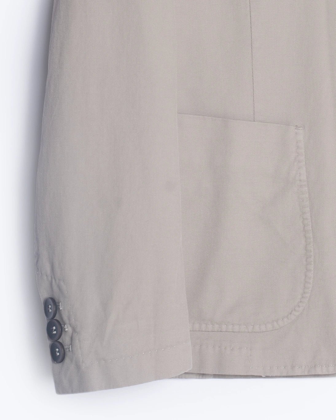 BLAZER DE CUELLO MAO GRIS CLARO MAXIMILIAN