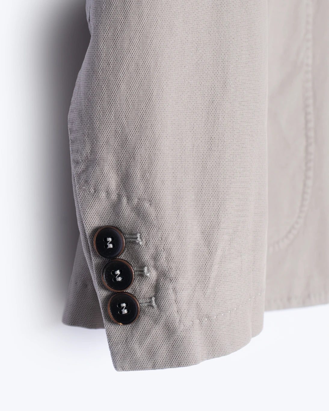 BLAZER DE CUELLO MAO GRIS CLARO MAXIMILIAN