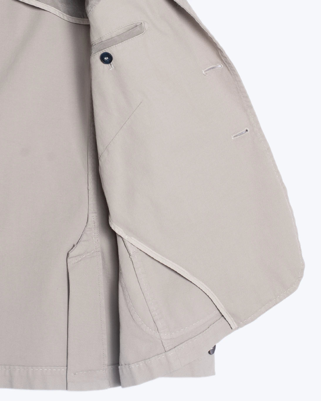 BLAZER DE CUELLO MAO GRIS CLARO MAXIMILIAN