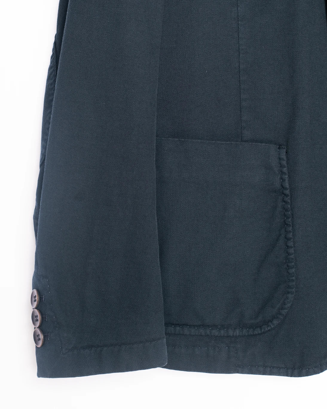 BLAZER DE CUELLO MAO AZUL MAXIMILIAN