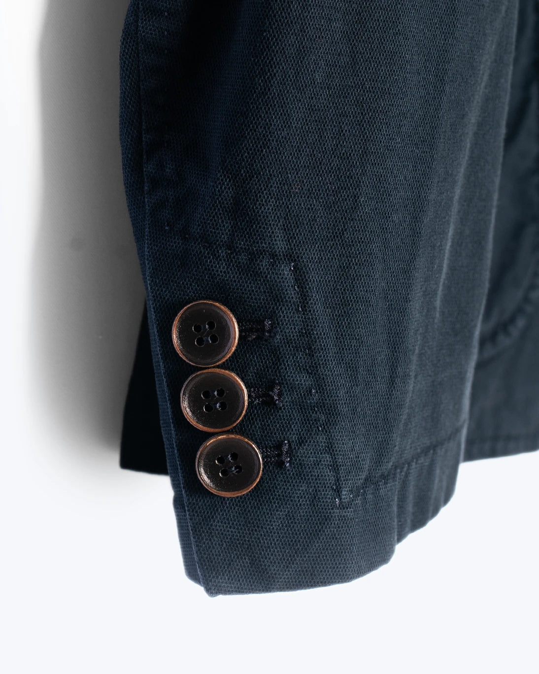 BLAZER DE CUELLO MAO AZUL MAXIMILIAN