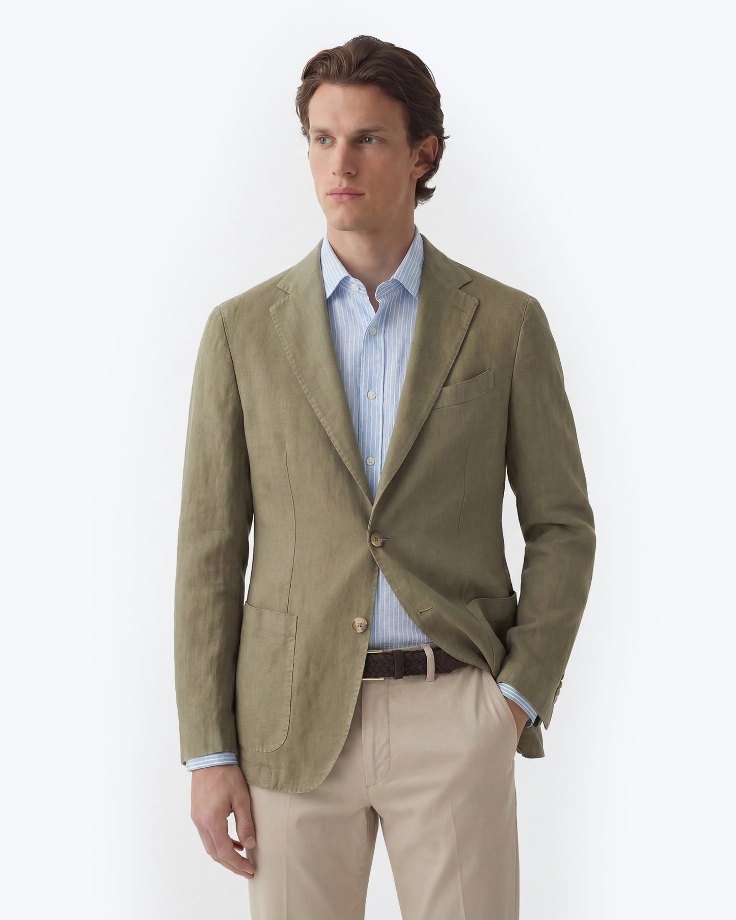BLAZER DE LINO VERDE L.B.M. 1911