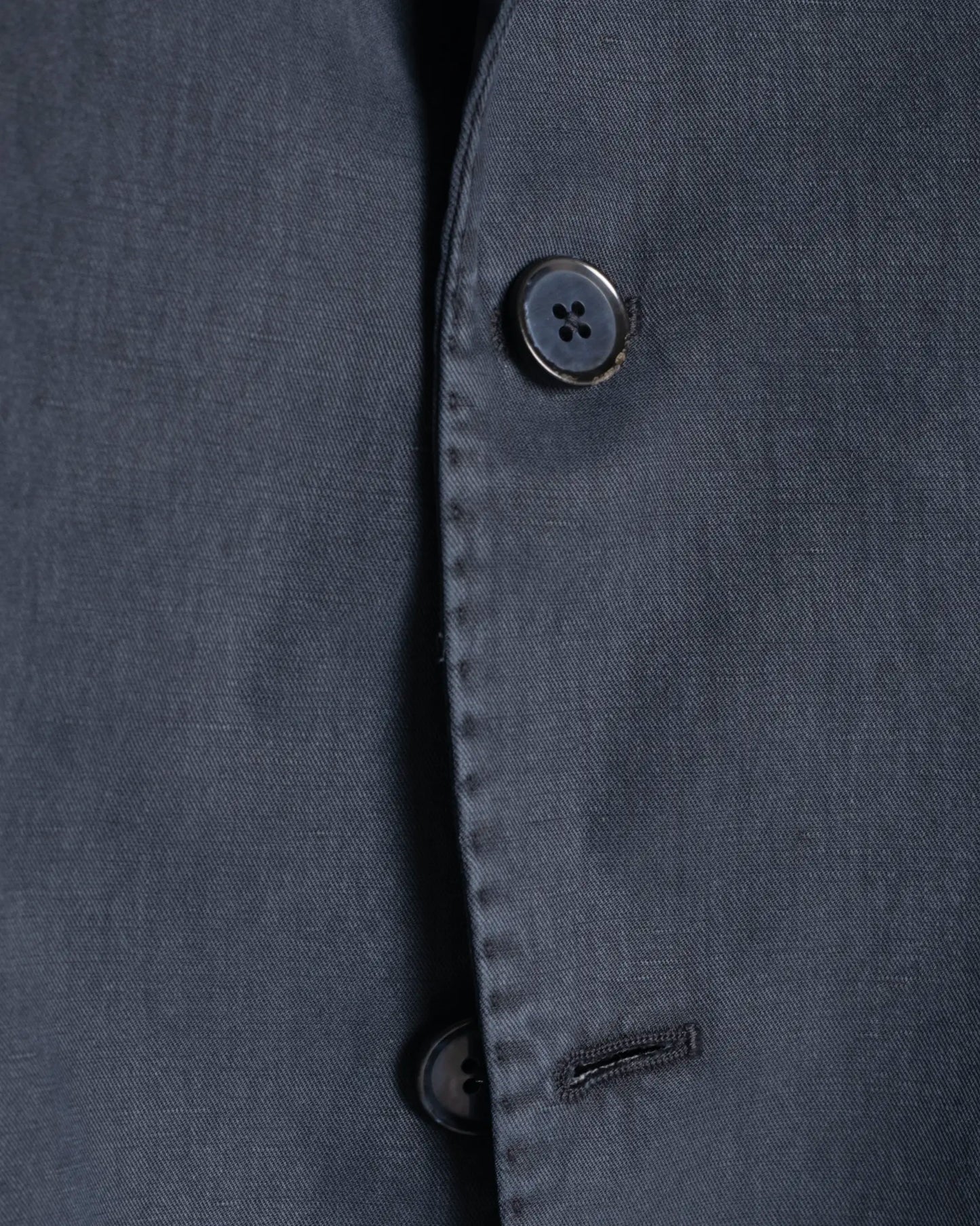 BLAZER AZUL DESGASTADO CON LINO L.B.M. 1911