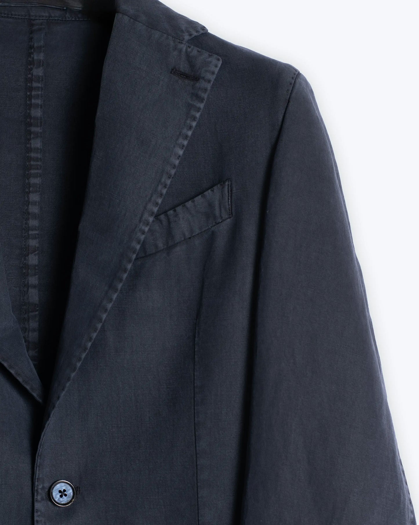 BLAZER AZUL DESGASTADO CON LINO L.B.M. 1911