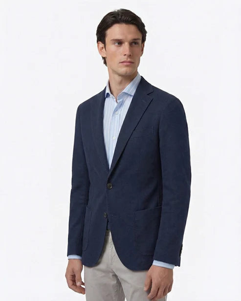 BLAZER AZUL DE ALGODÓN L.B.M. 1911