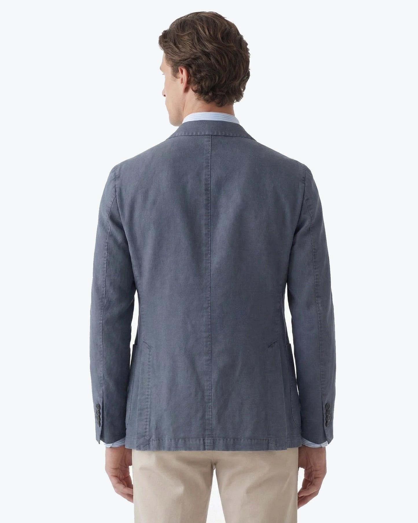 BLAZER AZUL CON LINO L.B.M. 1911