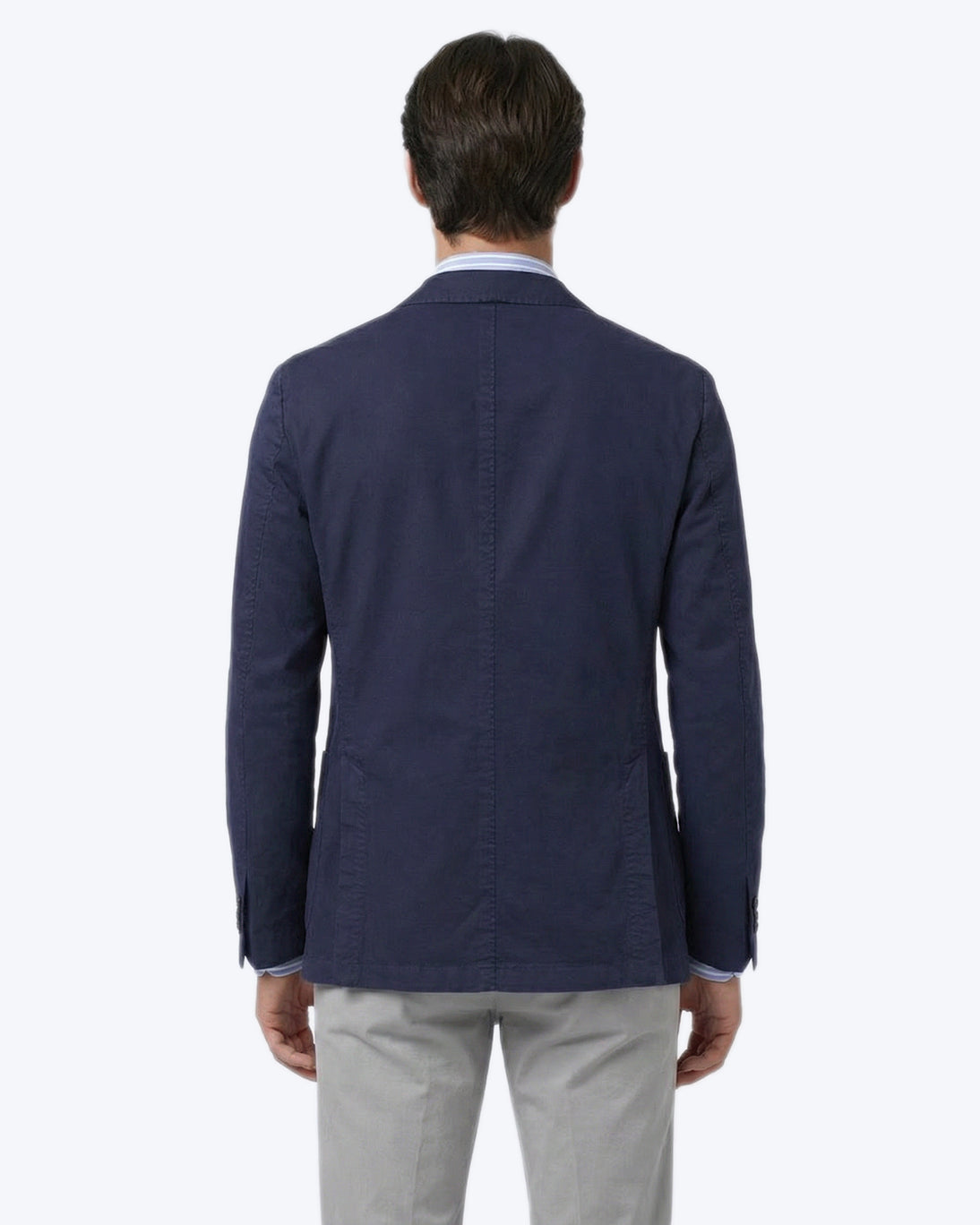 BLAZER AZUL DE ALGODÓN SANTANIELLO