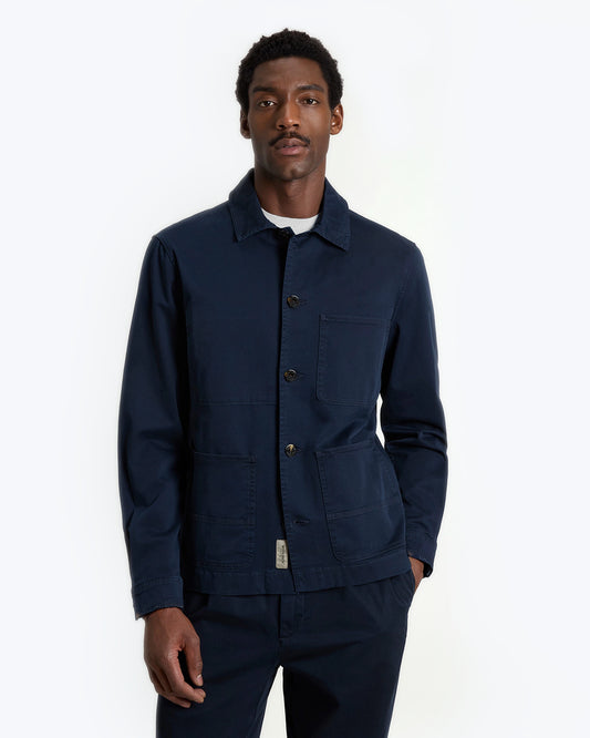 CHAQUETA AZUL DE ALGODÓN WOOLRICH