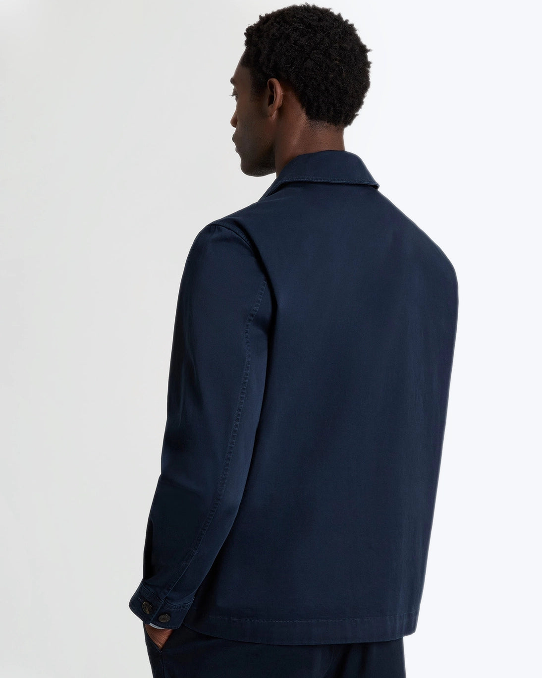 CHAQUETA AZUL DE ALGODÓN WOOLRICH