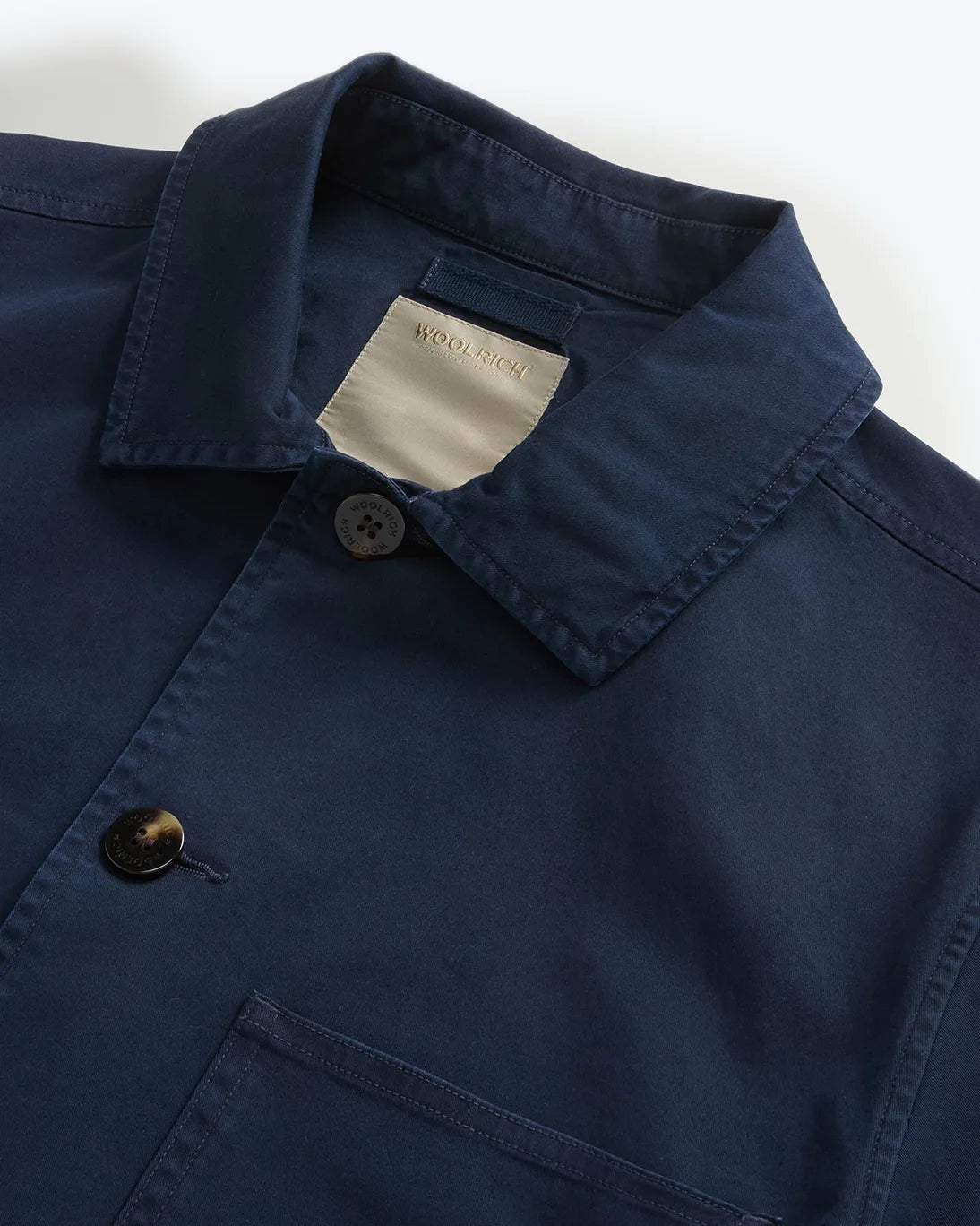 CHAQUETA AZUL DE ALGODÓN WOOLRICH