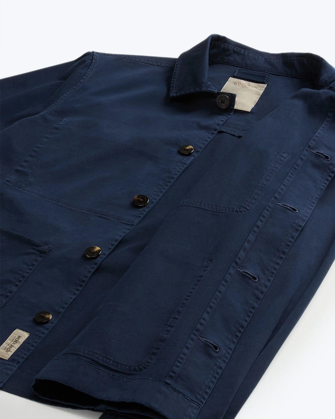 CHAQUETA AZUL DE ALGODÓN WOOLRICH