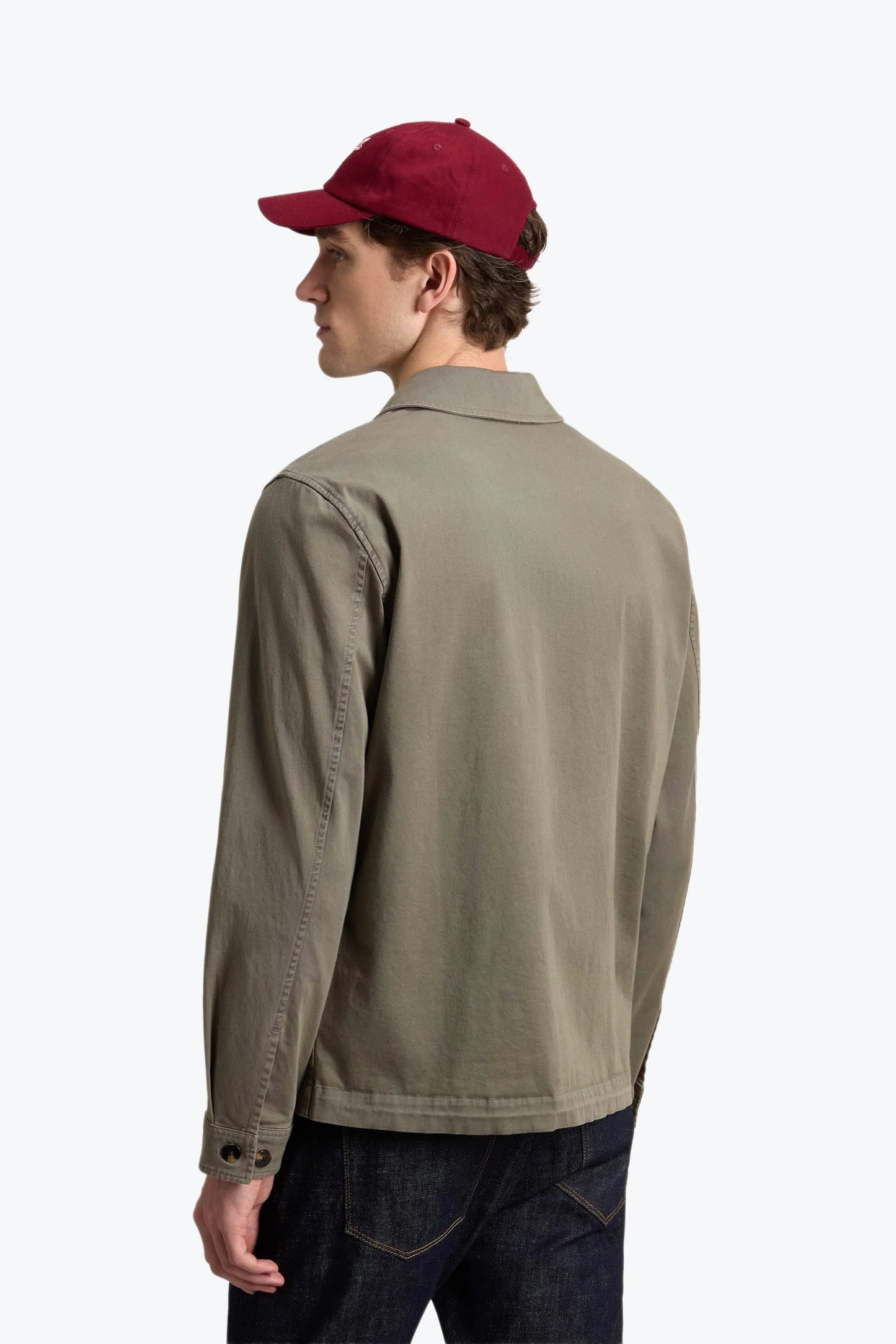 CHAQUETA VERDE DE ALGODÓN WOOLRICH