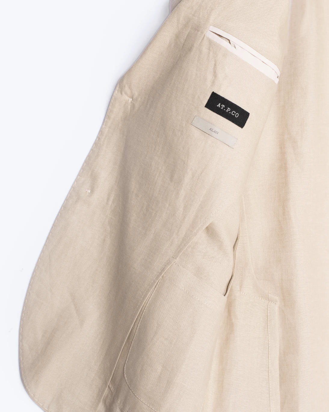 BLAZER DE LINO BEIGE AT.P.CO