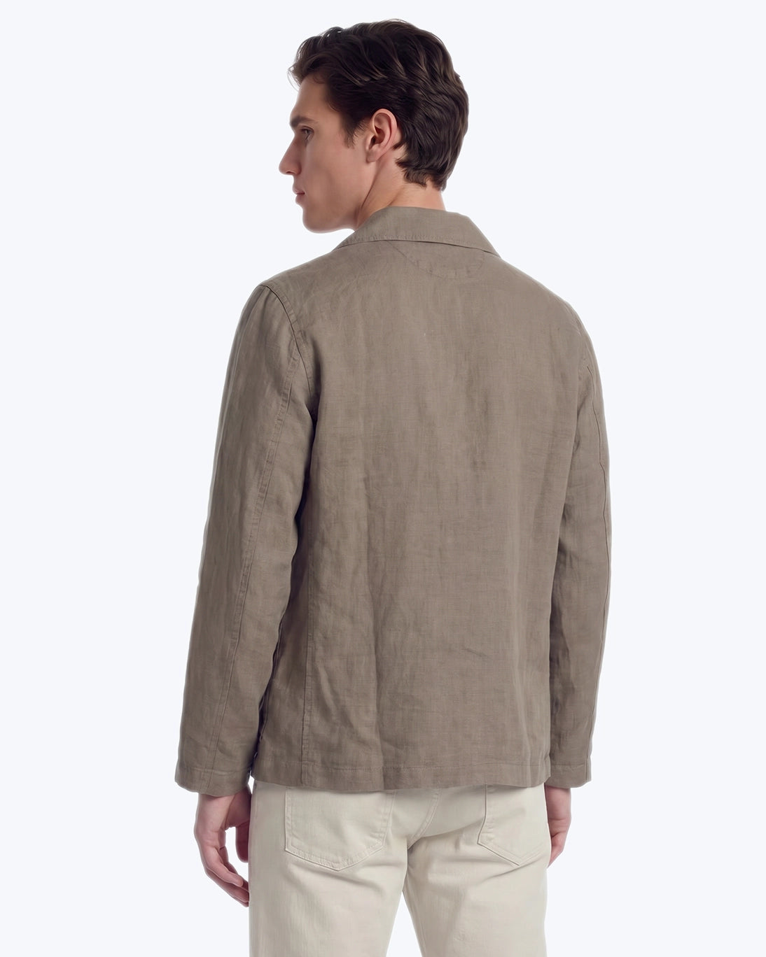 CHAQUETA DE LINO TOPO HARTFORD