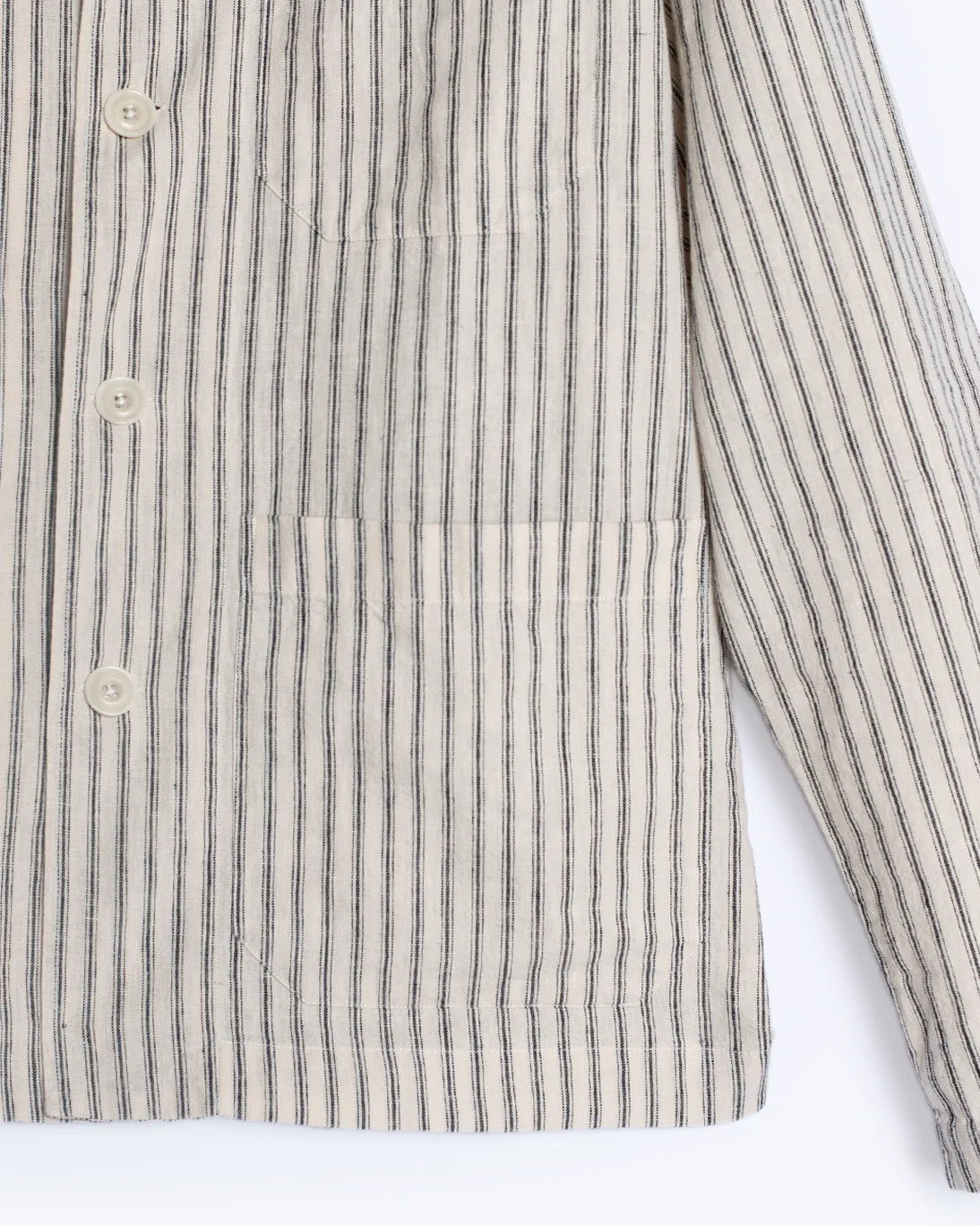 CHAQUETA RAYAS DE LINO Y ALGODÓN HARTFORD