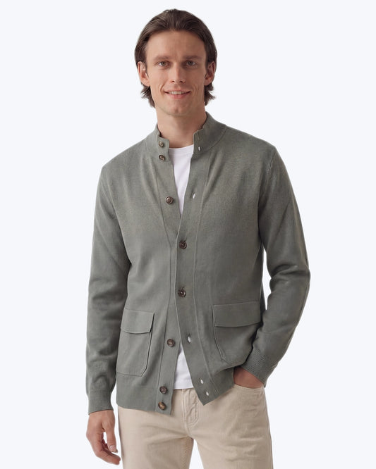 CHAQUETA BOMBER DE PUNTO FILIPPO DE LAURENTIIS