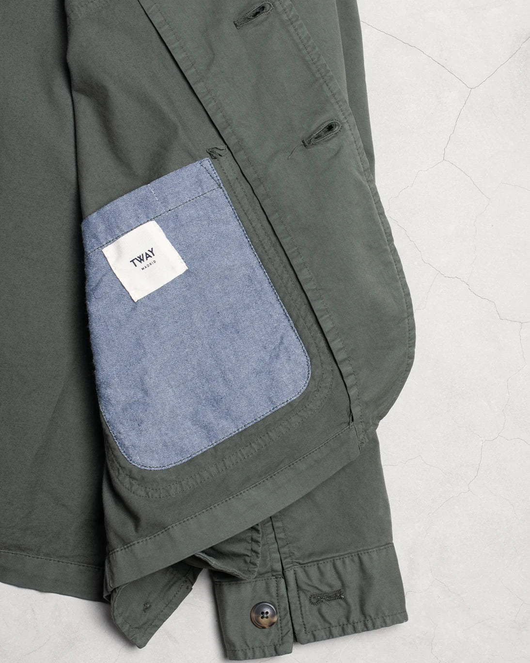 CHAQUETA KALEB VERDE OSCURO TWAY