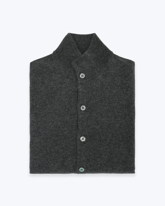 CHAQUETA DE PUNTO ANTRACITA FILIPPO DE LAURENTIIS