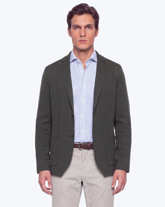 BLAZER DE PUNTO VERDE FILIPPO DE LAURENTIIS