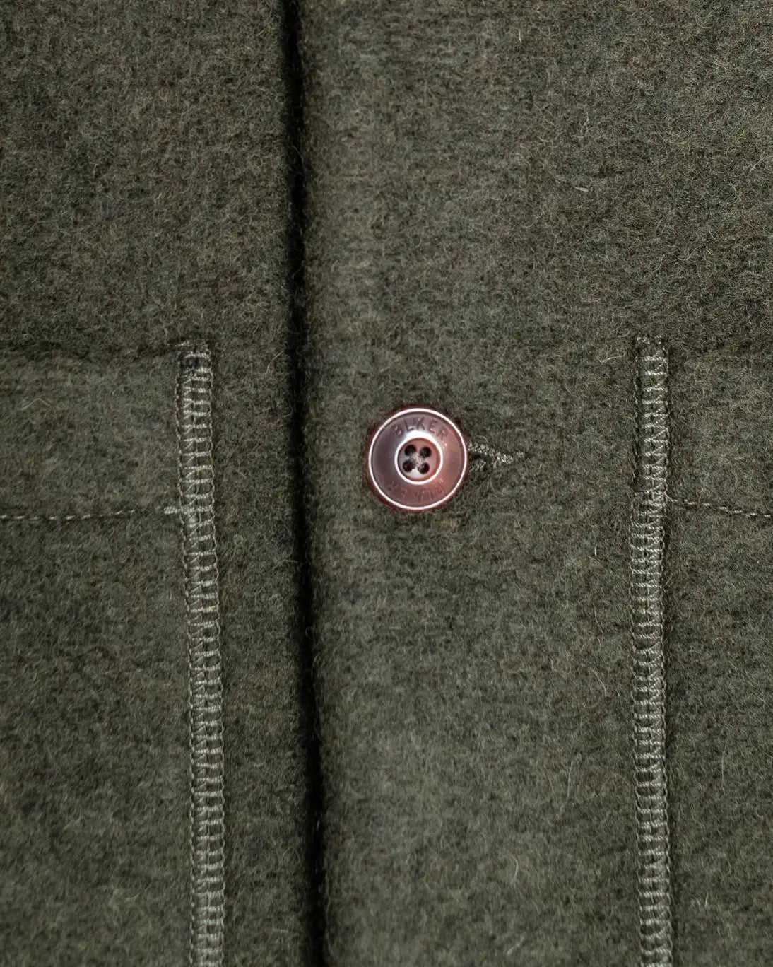 CHAQUETA DE LANA VERDE BL’KER