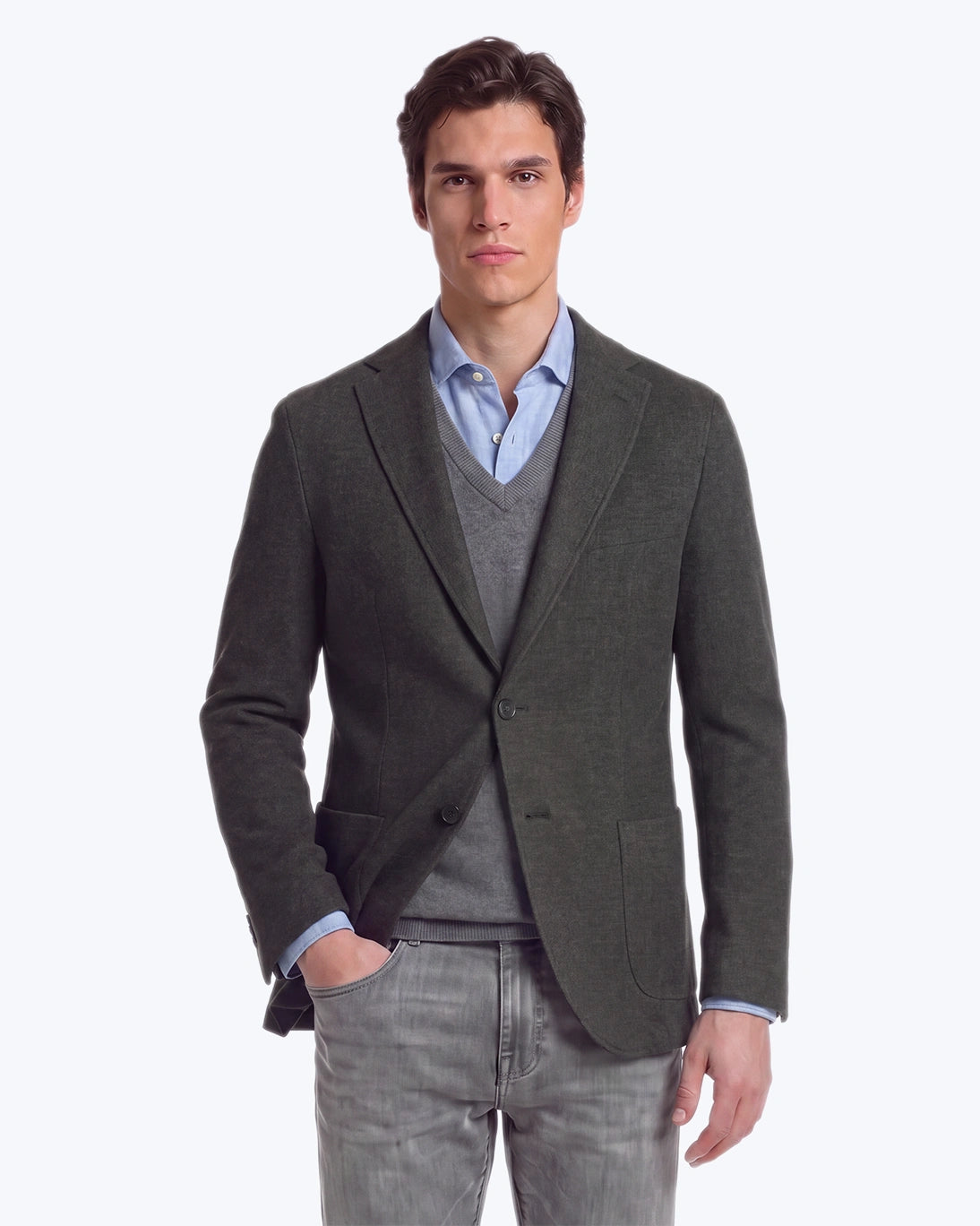 BLAZER DE PUNTO VERDE PAOLONI