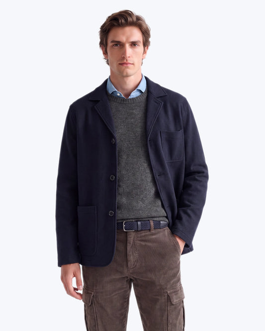 CHAQUETA HARTFORD DE LANA AZUL MARINO