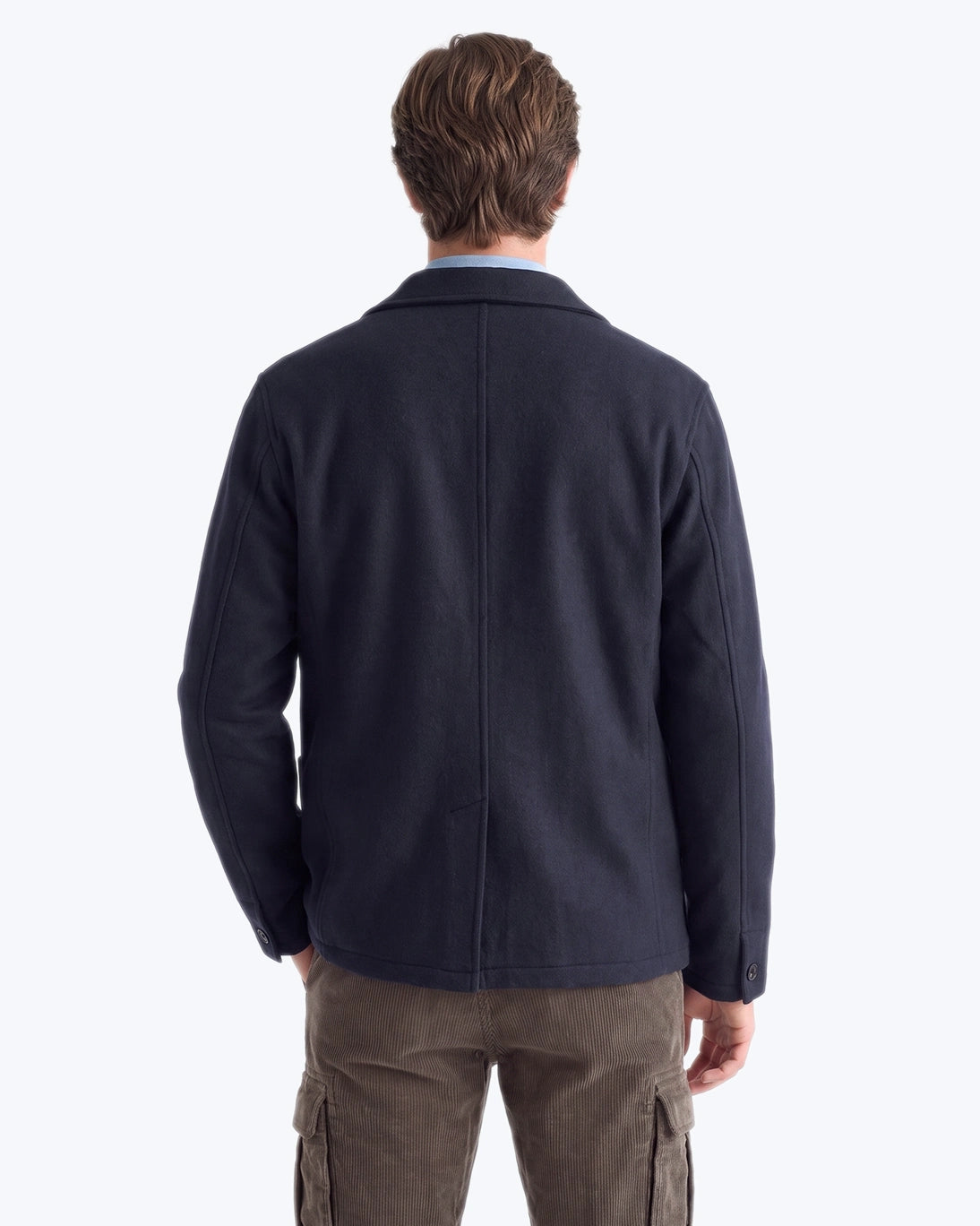 CHAQUETA HARTFORD DE LANA AZUL MARINO