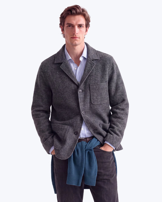 CHAQUETA HARTFORD DE LANA GRIS