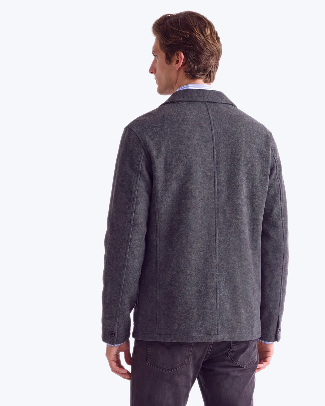 CHAQUETA HARTFORD DE LANA GRIS