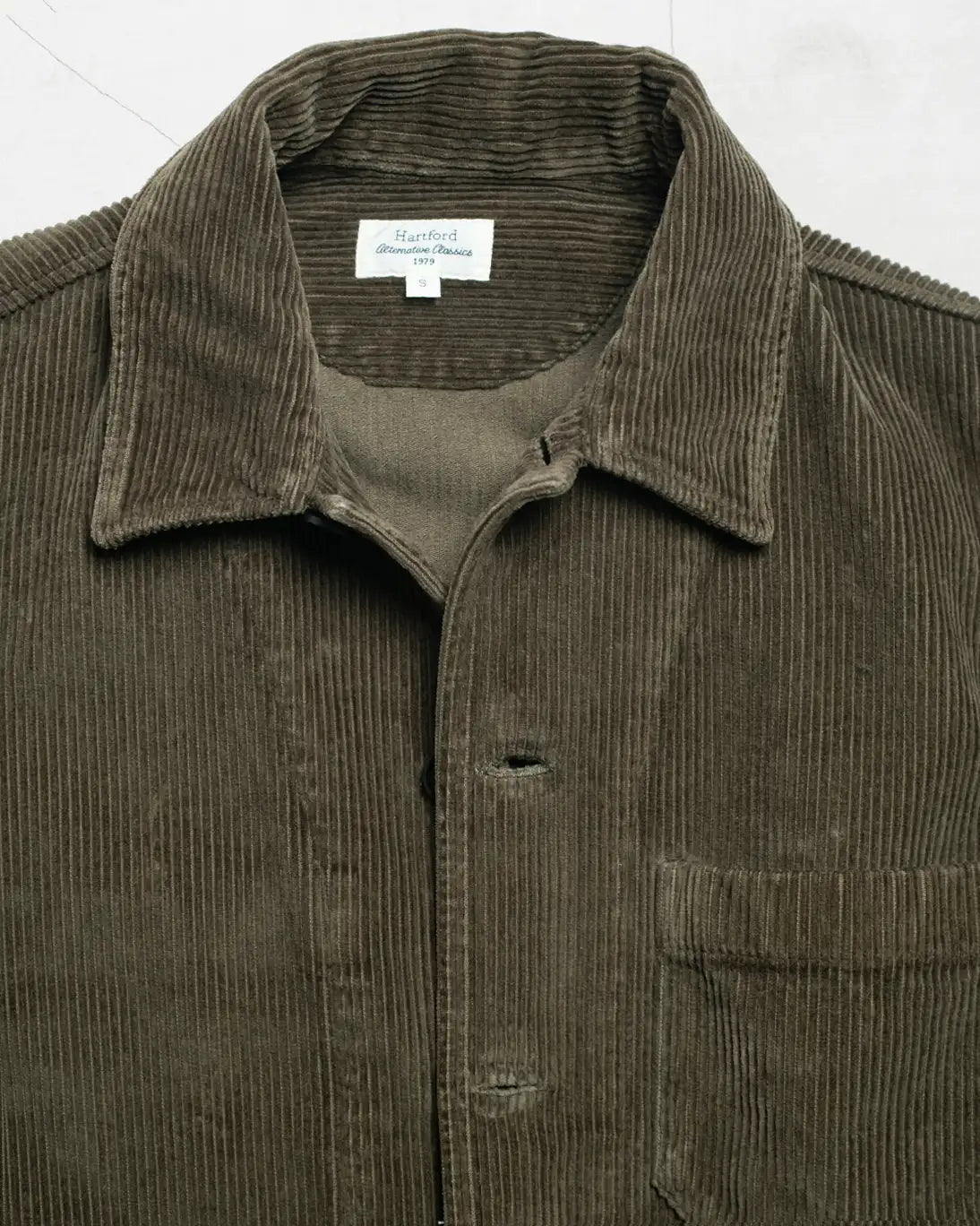 CHAQUETA HARTFORD DE PANA OLIVA