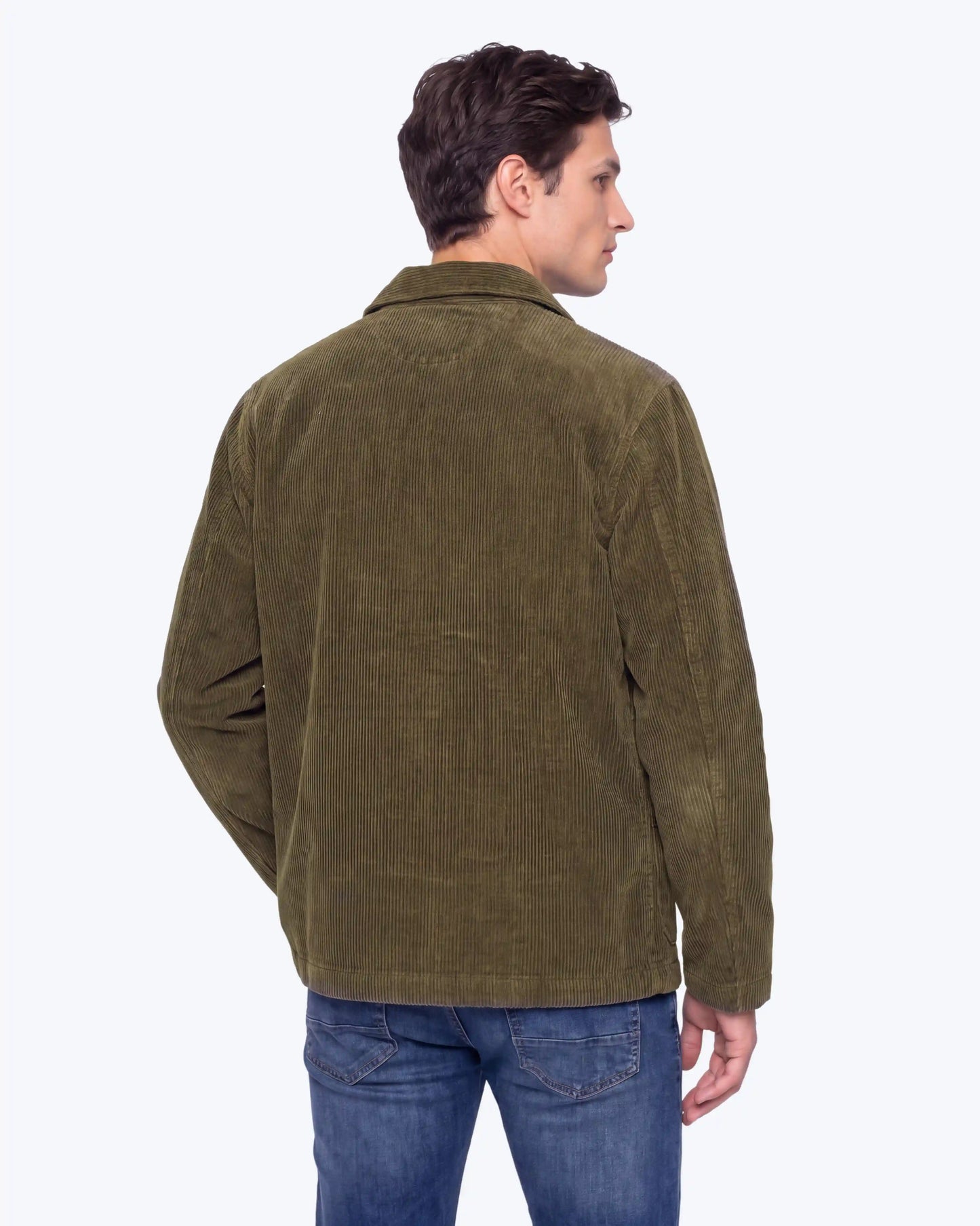 CHAQUETA HARTFORD DE PANA OLIVA