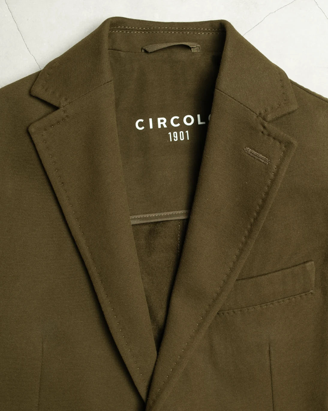 BLAZER FLEECE VERDE CIRCOLO 1901
