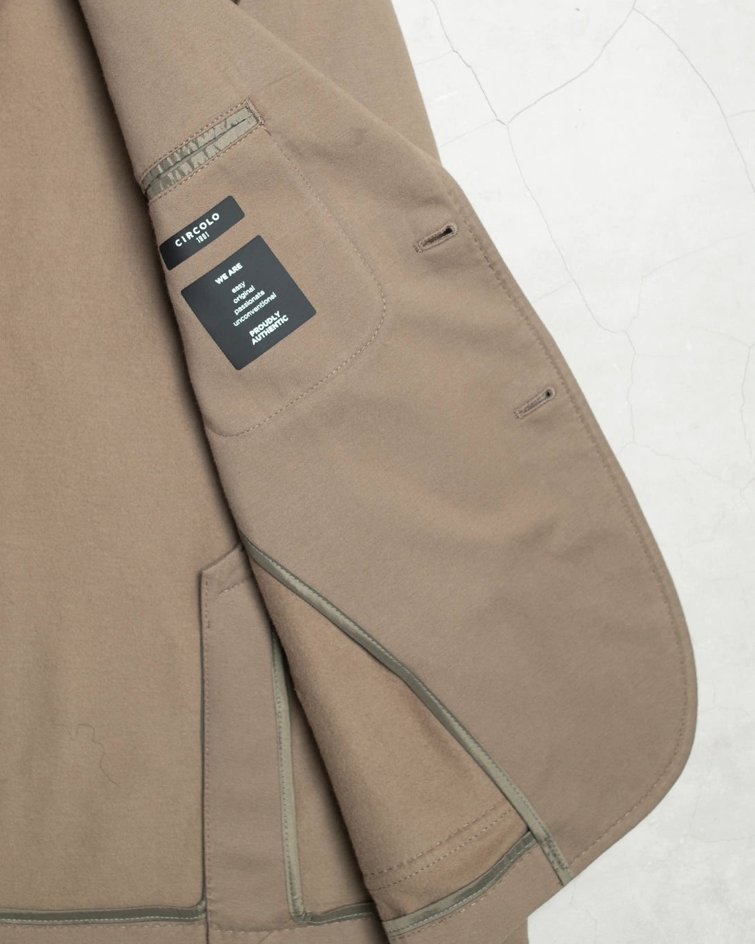 BLAZER FLEECE KAKI CIRCOLO